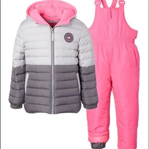 Pink Platinum  Snowsuit for Girls Sz 12M